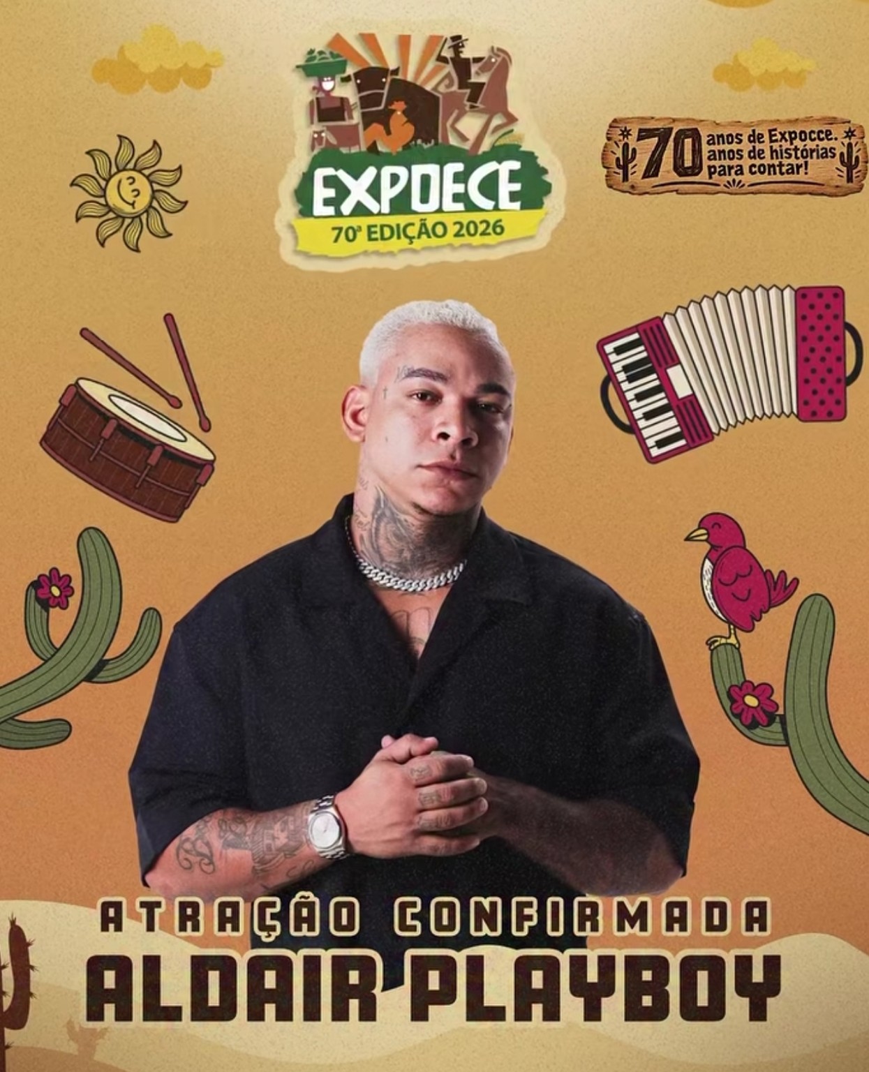Expoece 2026 celebra sua 70ª edição com exposições, gastronomia e shows; entenda os ingressos — imagem 2